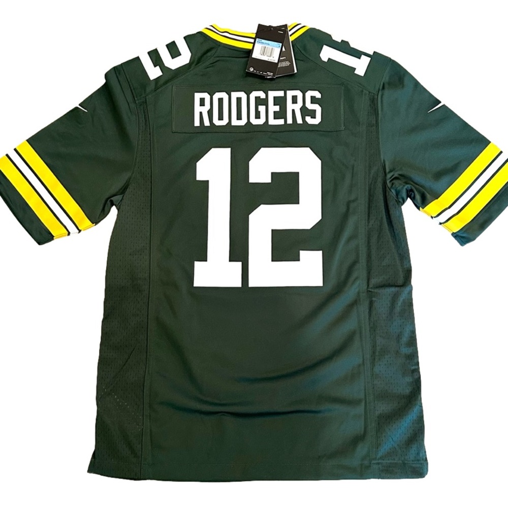 NWT Nike Aaron Rodgers Authentic On-Field Jersey Green Bay Packers #12 Medium
